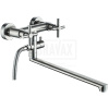 фотография смеситель для ванны oute 1/2 l-350 (пов/дивертор) нерж., арт. t45123 от интернет-магазина СантехКомплект-Прикамье