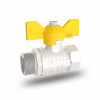 фотография кран шаровый gas dn-15  pу 40  ld pride бабочка  вхн (кор.30) от интернет-магазина СантехКомплект-Прикамье