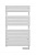 фотография полотенцесушитель элект. atlantic adelis w 500w  (плоский белый) от интернет-магазина СантехКомплект-Прикамье